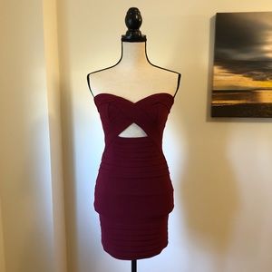Tobi Burgundy Dress